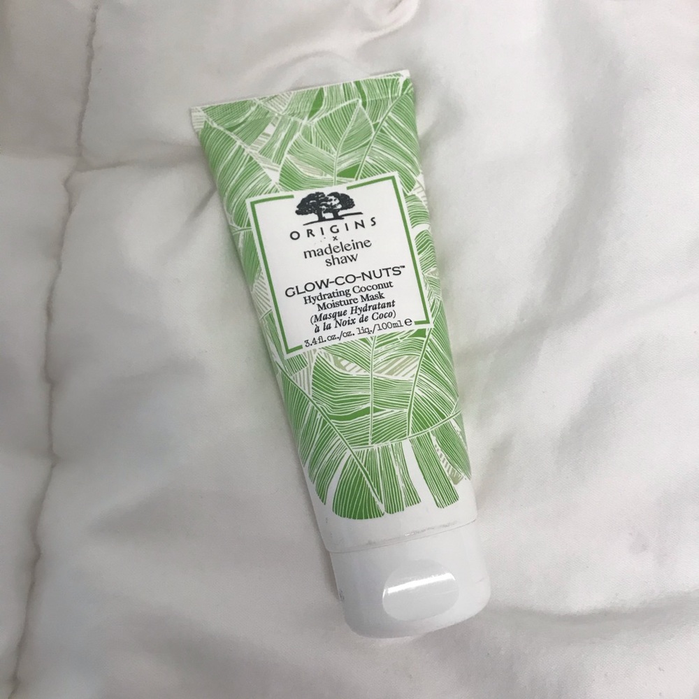 origins x madeline shaw glo-co-nuts hydrating mask